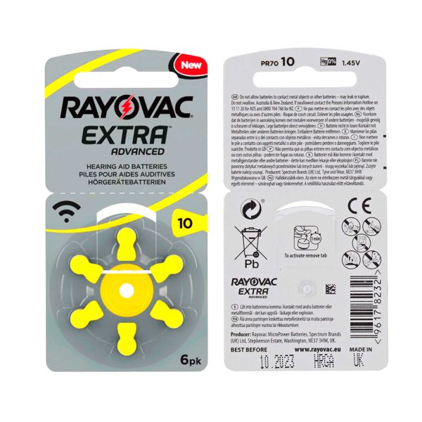 Pilas rayovac amarillas