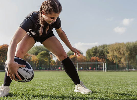 mujer rugby oreja coliflor